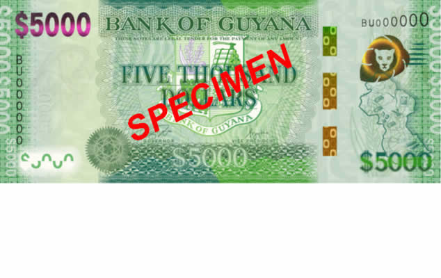 Five Thousand Dollar Note updated